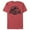 Red Heather, variant on Men's Jurassic World Spray Paint Print Logo  Graphic Tee Red Heather Small