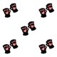 thumbnail image 3 of Guantes sin dedos Sonducket de Poliéster con garra de oso color negro, 3 of 6