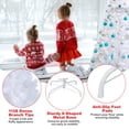 thumbnail image 4 of Árbol de Navidad artificial OFFICEJOY blanco de 8 pies con patas de metal, 4 of 9