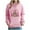 Pink1, variant on Diufon Women's Christmas Hoodie Cute Printed Long Sleeve Cozy Drawstring Pullover Sweatshirts Fall Winter Warm Tops