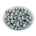 thumbnail image 3 of Uxcell 300Pcs Perla Falsa para Manualidades, Perlas Redondas Sin Agujero de 8/14/20mm, Plata, 3 of 5