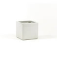 thumbnail image 4 of WGV Ceramic Cube Vase Width 5.5" Height 5" (Fits 5" Pot) Elegant Modern Block Square Floral Planter Terrarium Container Table Dresser for Event Accent Home Office Decor Black 1 Piece, 4 of 5