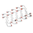 thumbnail image 1 of Tuerca de Codo de Ajuste de Barb, 20 PCS fácil de instalar el aire acondicionado conector de tubería de aluminio prooftormació de deformació para camiones, 1 of 7