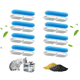 thumbnail image 2 of Filtros Fuentes MASCOTAS Repuesto Para Bebedero 8 Pzs  Malubero BLANCO AZUL, 2 of 4