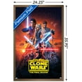 thumbnail image 3 of Star Wars: The Clone Wars - Season 7 Key Art Wall Poster, 22.375" x 34", Framed, 3 of 3