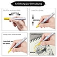 thumbnail image 7 of Overseas Paint Marker Pens - 5 Pack Permanent Oil Based Paint Markers, Medium Tip, Quick Dry and Waterproof Assorted Color Marker for Rock, Wood, Fabric, Plastic, Canvas, Glass, Mugs, Canvas, Glass, 7 of 7