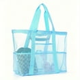 thumbnail image 1 of SNNROO Mesh Beach Bags For Women - Plus Waterproof Sand-proof Tote Bag Extra Large Lightweight Mesh Tote Bag Portable Fordable Carry Tote Bag Beach Essentials For Vacation, 1 of 7