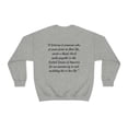 thumbnail image 3 of Veteran front and back Crewneck Sweatshirt, 3 of 9