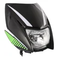 thumbnail image 2 of Faro Delantero Completo Para Italika Dm200 Negro/verde Mtc, 2 of 5