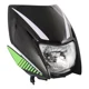 thumbnail image 2 of Faro Delantero Completo Para Italika Dm200 Negro/verde Mtc, 2 of 5