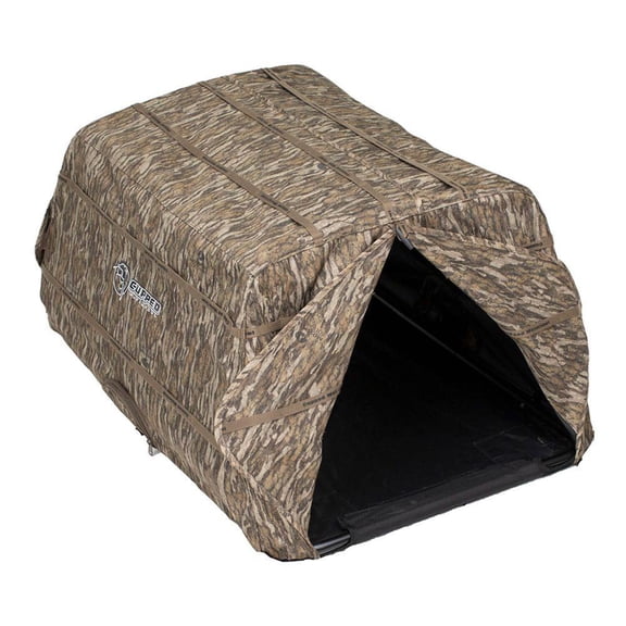 Rock Ridge Outdoors Dog Blinds|Hunting Rock Ridge Outdoors Cupped Hunting Dog Blind Mossy Oak Bottomland Buy At Cross Toss Trading
