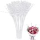 thumbnail image 4 of 100 piezas de palitos de perlas, flores de aguja de perlas, ramos de novia, decoraciones de boda, producción de perlas, decoración de mesa de comedor de bodas, arte y manualidades, 4 of 5
