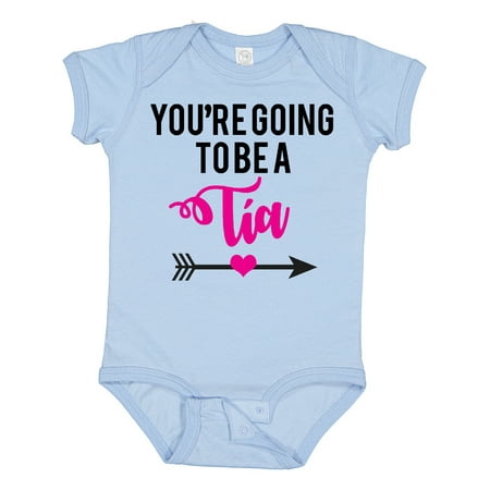 

Inktastic You re Going to Be a Tia Gift Baby Boy or Baby Girl Bodysuit