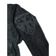 thumbnail image 5 of Archaic By Affliction Unisex Oversized Boxy Pullover Hoodie Black Tide, 5 of 11