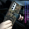 thumbnail image 5 of Slim Fit Phone Case for Samsung Galaxy A54 5G,Army Camouflage Durable Case with Military Grade Anti-Drop Protection and Built-in Kickstand Cover for Galaxy A54 5G,MC Army Green, 5 of 6