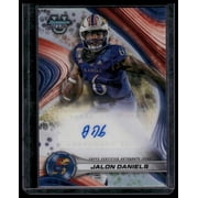2024 Bowman University Best Jalon Daniels Best of 2024 Autographs AU Football Card BOA-JDA Kansas Jayhawks