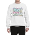 thumbnail image 2 of Wild Bobby, God Grant Me Serenity Courage and Wisdom Prayer Faith, Inspirational/Christian, Unisex Crewneck Graphic Sweatshirt, White, Small, 2 of 3
