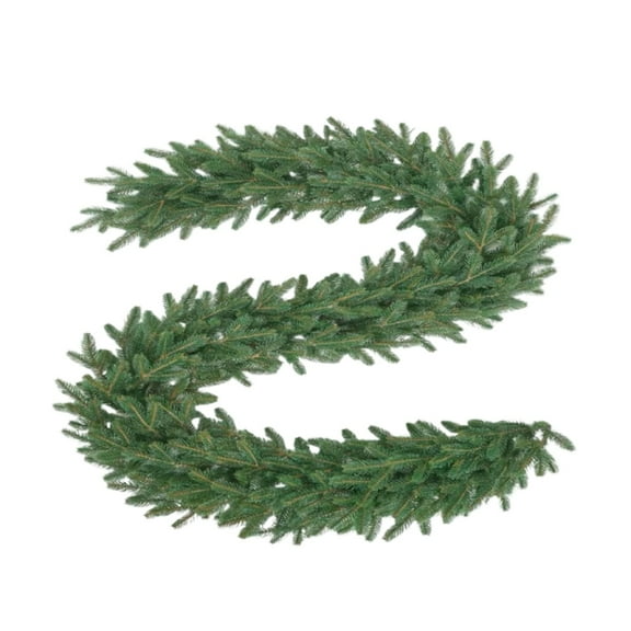HCTSHG Christmas Pine Garland - Real Touch Green Garland - Artificial Realistic Cedar Garlands for Mantel, Staircase, Tabletop - Indoor Outdoor Winter Christmas Decor (2 Size Options)
