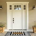 thumbnail image 2 of DII Natural Coir Doormat Outdoor Welcome Mat, 17x29", Cabana Stripes, 2 of 3