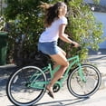 thumbnail image 3 of sixthreezero Around The Block Women's 3-Speed Beach Cruiser Bicycle, 24" Wheels, Mint Green, 3 of 11