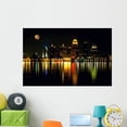 thumbnail image 1 of Louisville Ky Nightscape with Wall Mural by Wallmonkeys Peel and Stick Graphic (48 in W x 31 in H) WM201540, 1 of 4