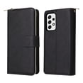 thumbnail image 2 of Feishell for Samsung Galaxy A53 5G (6.5 inch) Wallet Case for Women Men,Premium PU Leather Magnetic Clasp Zipper 9 Card Slots Folio Flip Holder Shockproof Purse Phone Case with Wrist Strap,Black, 2 of 8