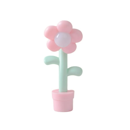 

Jubilant Mini Flower Night Lamp Cute Versatile Decorative Table Lamp for Bedroom Desktop Miniature Landscapes