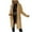 Coffee, variant on tklpehg Long Coat for Women Temperament Long Coat Solid Color Long Sleeve Winter Warm Jacket Lapel Loose Casual Overcoat (White,XL)