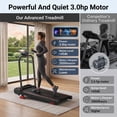 thumbnail image 6 of SONITU 5-in-1 Walking Pad with Vibration Plate & 14% Incline, 3.0HP Walking Pad with Handle Bar, Portable Under Desk Treadmill for Home,265LBS Capacity, 6 of 9