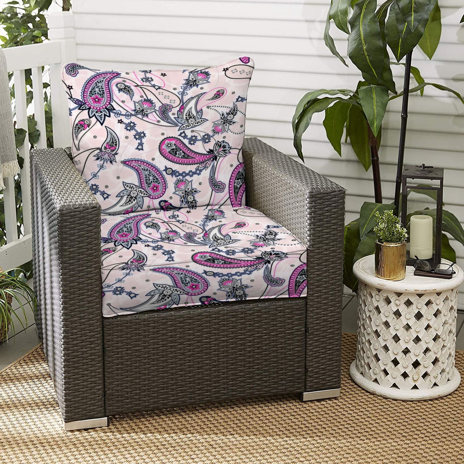 Floral Chair Cushion – Underscore Art