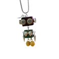thumbnail image 2 of Collar con colgante de robot de vapor, estilo punk, cadena de clavícula, hecho a mano, vintage, regalo creativo. Verde, 2 of 9
