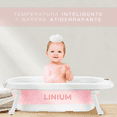 thumbnail image 3 of Bañera Moderna Para Bebé Linium con Termómetro Color Rosa, 3 of 9