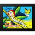 thumbnail image 2 of Retrobot 14x12 Black Modern Framed Museum Art Print Titled - Mechanical Green Caterpillar, 2 of 5