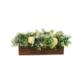 thumbnail image 2 of Faux Eucalyptus Rabbits Ear Leaves Artificial Floral Potted Plant - With 40In Led String Lights, Realistic Foliage, Home Tabletop Decoration - For Living Room Bedroom Office Desk,, 2 of 5