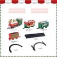 thumbnail image 5 of 1/8/10PCS Christmas Electric Train Toy Rail Car Mini Train Track Frame With Sound Light Christmas Tree Decors Kid Toy New Year, 5 of 5