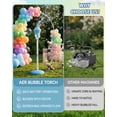 thumbnail image 5 of Automatic Handheld Bubble Machine, Outdoor Standing Light up Bubble Blower, Electric Stand up Bubbles Maker with Lights Music, Rechargeable for Party Wedding Play, Adjustable Height, 5 of 7