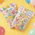 thumbnail image 6 of SCNOR 50 Pack Easter Candy Bags, Plastic Treat Bags with Zipper Closure, Self-Standing Base for Party Favors & Easter Egg Hunt, Bunny and Egg Designs, 6 of 6