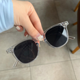 thumbnail image 1 of Typpkmm Vintage Square Sunglasses Women Men Brand Designer Small Round Sun Glasses Female Eyewear Oculos De Sol Unisex, 1 of 7