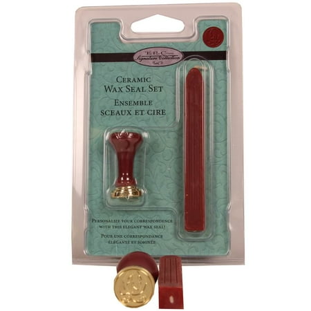 Monogram Wax (JAM Paper Ceramic Wax Seal Set, Brass Seal Stamp with Monogram letter Q & Wax Stick, Sold)