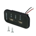 thumbnail image 1 of Youkk 3 Ports USB Type-C PD 2.1A 1A Fast Charging Adapter USB Socket USB Car Charger Black, 1 of 6
