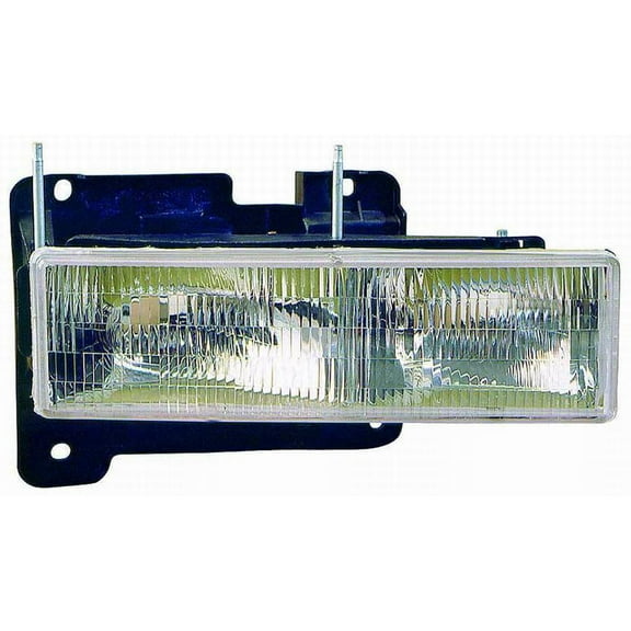 KAI New CAPA Certified Standard Replacement Passenger Side Headlight Assembly, Fits 1988-2000 GMC Fullsize C/K Pickup