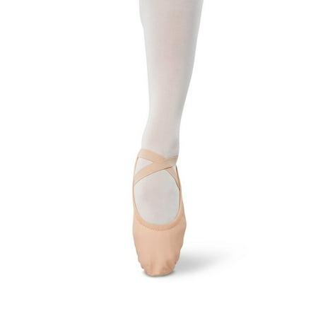 

Danshuz Girls Pink Leather Upper Stretch Split Sole Ballet Shoes 13 Kids