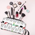 thumbnail image 4 of Bolsa de cosméticos navideña para el equipo dental para mujer, bolsas de maquillaje, bolsa de viaje con cremallera para artículos de tocador, para asistente dental y dentista, 4 of 4