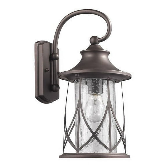 CHLOE Lighting MARHAUS Transitional 1 Light Rubbed Bronze Outdoor Wall Sconce 15" Height