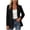 Black, variant on Womens Casual Long Sleeve Blazer Solid Color Open Front Notched Lapel Dressy Caidigan Work Office Suit Jackets