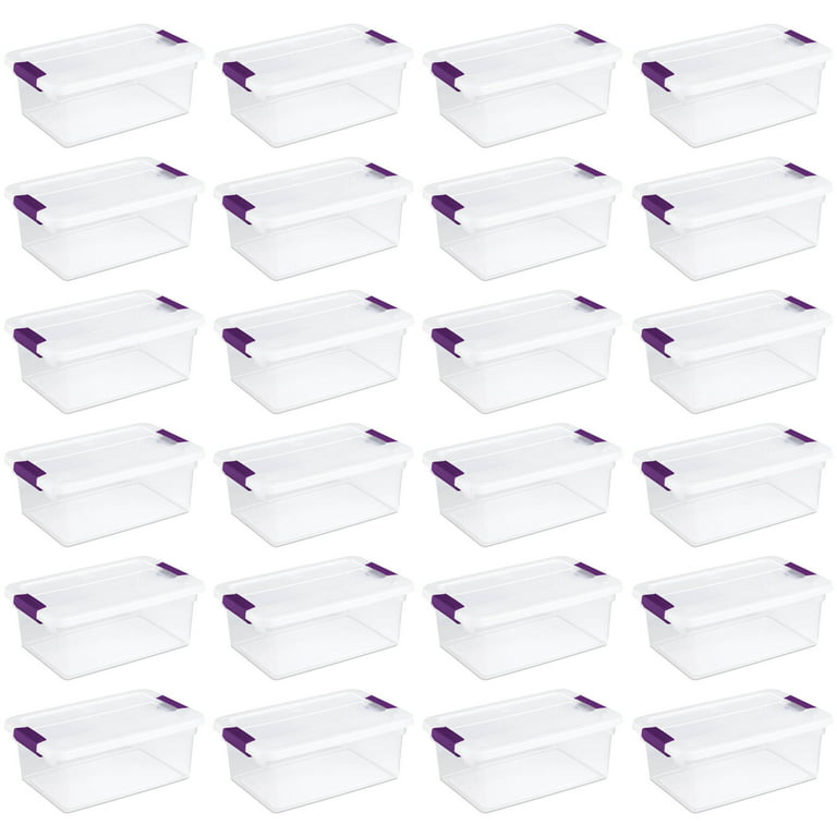 Sterilite Plastic 15 Quart Storage Box Container with Latching Lid, 60  Pack, 1 Piece - King Soopers