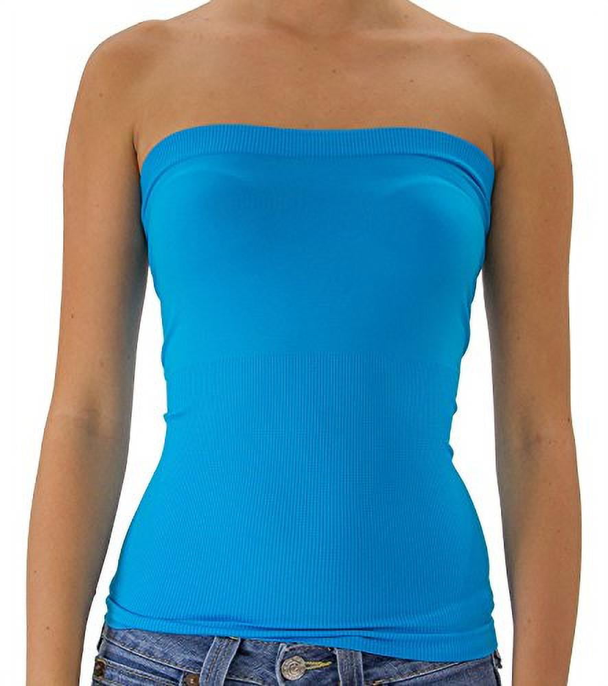 Fashion Women Tube Top With Removable Pad TD Collections 