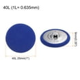 thumbnail image 2 of Uxcell 30pcs 40L Fabric Cloth Covered Button 25mm Metal Shank Round Sewing Buttons for Suits Dress Blouses, Deep Blue, 2 of 5
