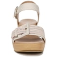 thumbnail image 4 of Dr. Scholl's Shoes Womens Felicity Too Mixed Media Faux Leather Ankle Strap, 4 of 9