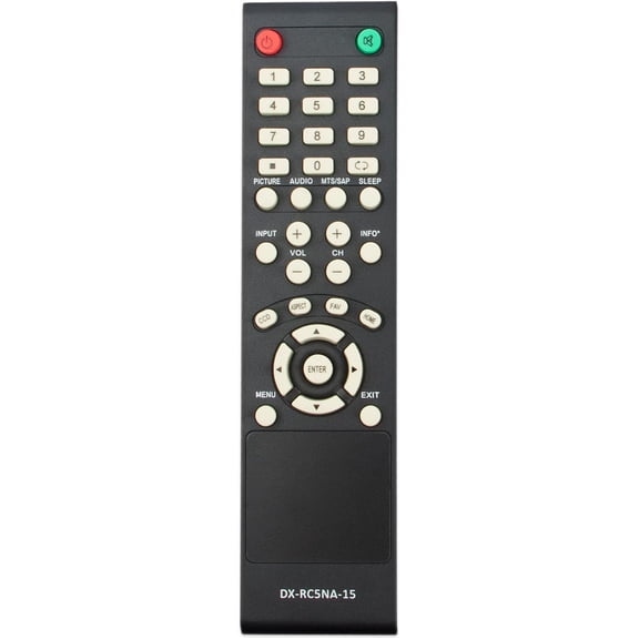 DX-RC5NA-15 Replaced Remote fit for DYNEX TV DX-24E310NA15 DX-40D510NA15